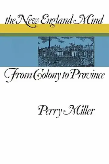 Cover of The New England Mind
