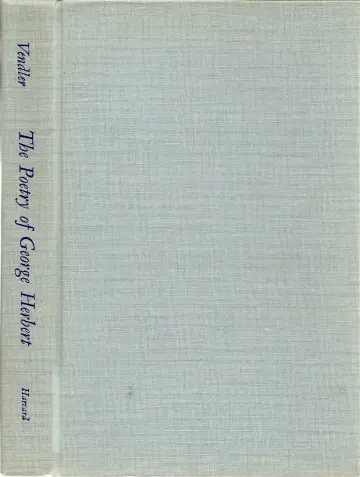 Cover of The Poetry of George Herbert