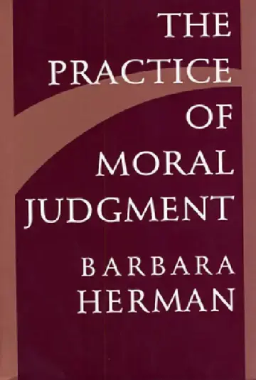Cover of The Practice of Moral Judgment