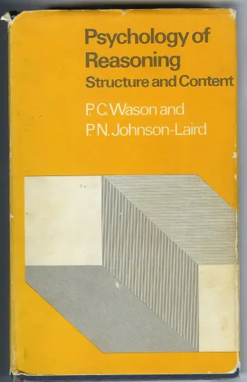 Cover of Psychology of Reasoning – Structure & Content