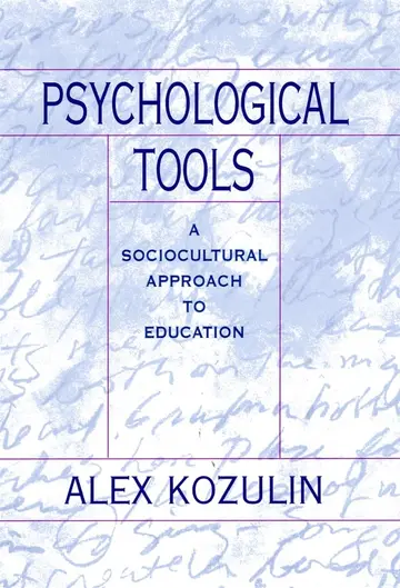Cover of Psychological Tools – A Sociocultural Approach to Education