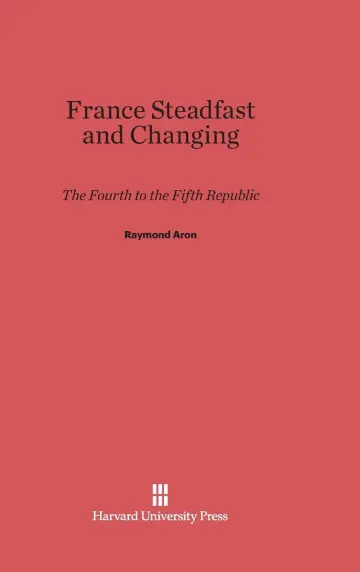 Cover of France Steadfast and Changing