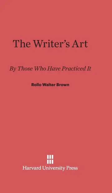 Cover of The Writer's Art