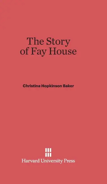 Cover of The Story of Fay House