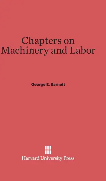 Cover of Chapters on Machinery and Labor