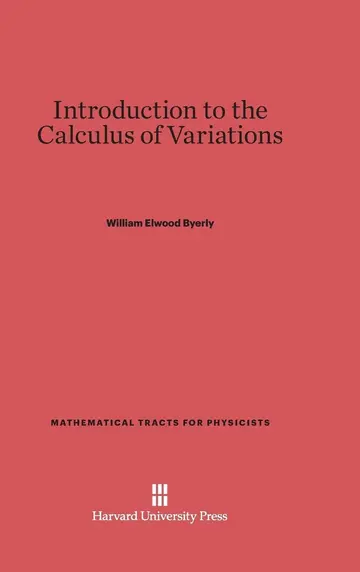 Cover of Introduction to the Calculus of Variations