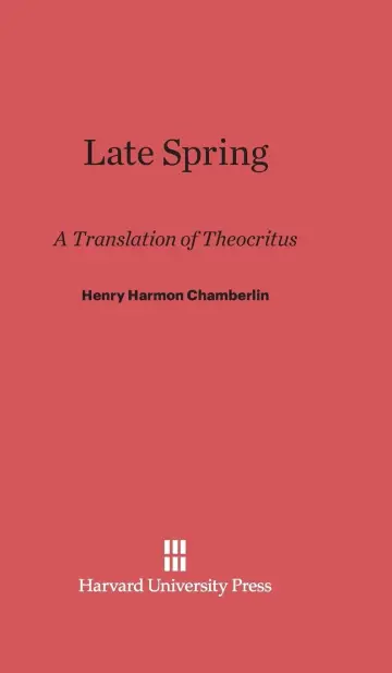 Cover of Late Spring