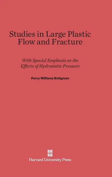 Cover of Studies in Large Plastic Flow and Fracture