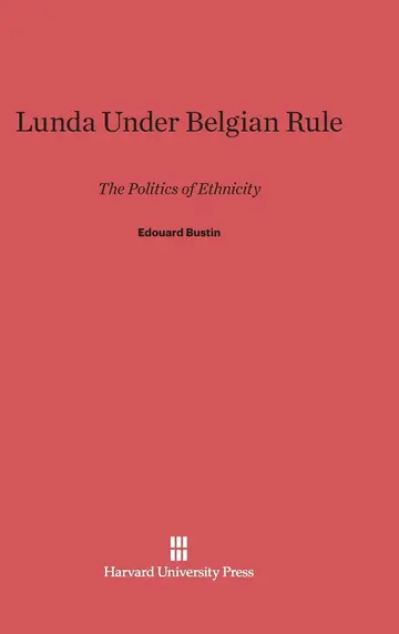 Cover of Lunda Under Belgian Rule