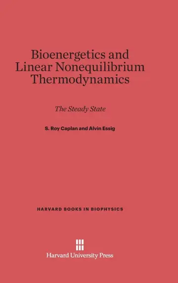 Cover of Bioenergetics and Linear Nonequilibrium Thermodynamics