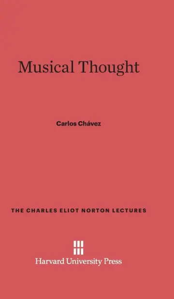 Cover of Musical Thought