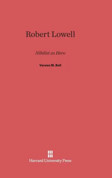 Cover of Robert Lowell
