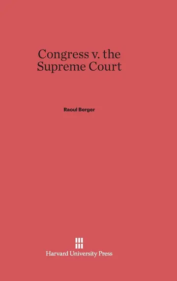 Cover of Congress V. the Supreme Court