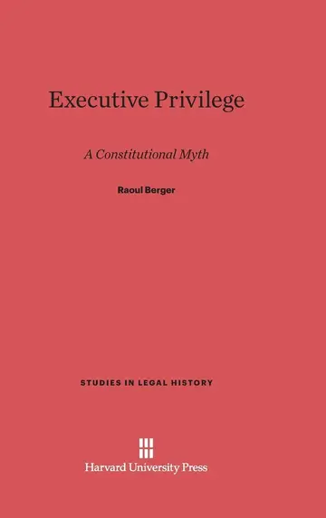 Cover of Executive Privilege
