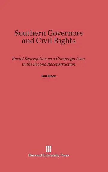 Cover of Southern Governors and Civil Rights