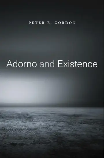 Cover of Adorno and Existence