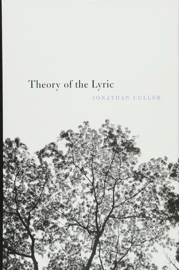 Cover of Theory of the Lyric