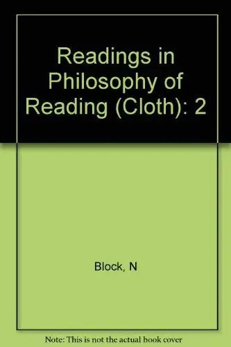 Cover of Readings in Philosophy of Reading