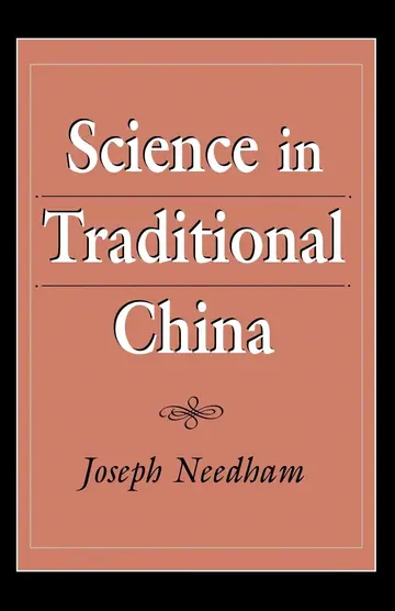 Cover of Science in Traditional China