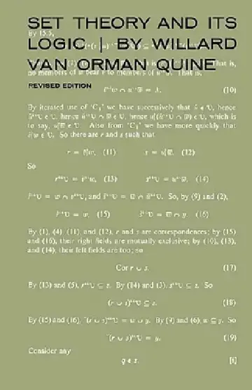 Cover of Set Theory and Its Logic