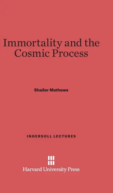 Cover of Immortality and the Cosmic Process