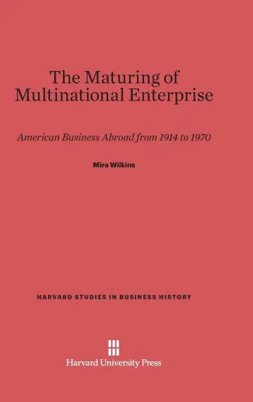 Cover of The Maturing of Multinational Enterprise