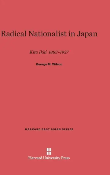 Cover of Radical Nationalist in Japan