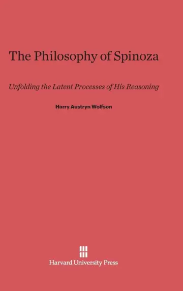 Cover of Philosophy of Spinoza