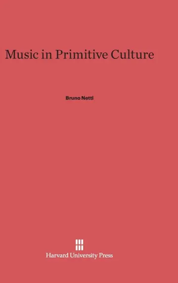 Cover of Music in Primitive Culture