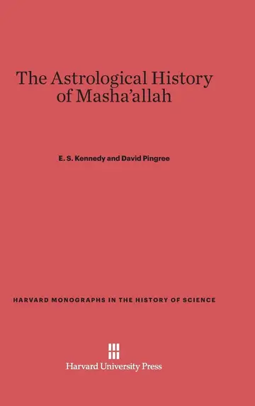 Cover of The Astrological History of Masha'allah