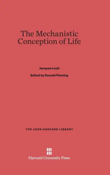 Cover of The Mechanistic Conception of Life