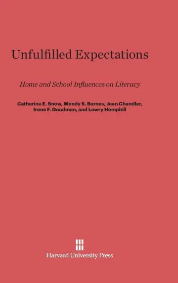 Cover of Unfulfilled Expectations