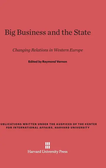 Cover of Big Business and the State