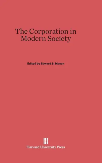 Cover of The Corporation in Modern Society