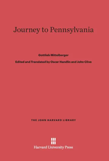 Cover of Journey to Pennsylvania