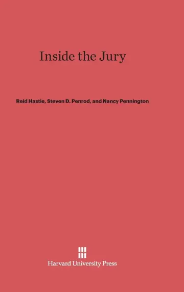 Cover of Inside the Jury