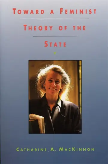 Cover of Toward a Feminist Theory of the State
