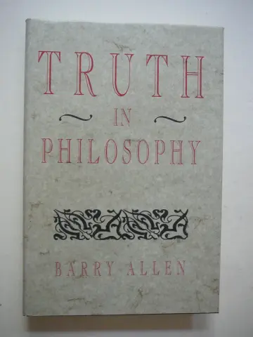 Cover of Truth in Philosophy