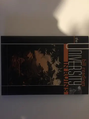 Cover of The University in Ruins