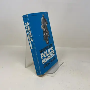Cover of Varieties of Police Behavior