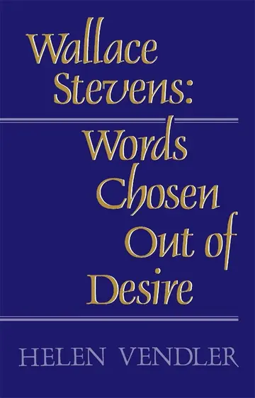 Cover of Wallace Stevens
