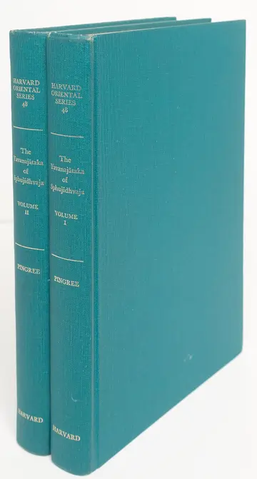 Cover of The Yavanajataka of Sphujidhvaja