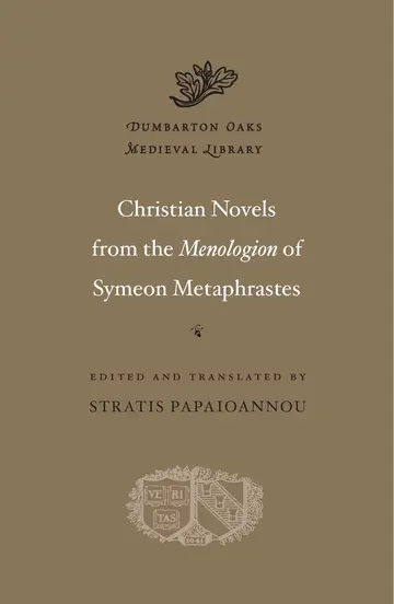 Cover of Christian Novels from the Menologion of Symeon Metaphrastes