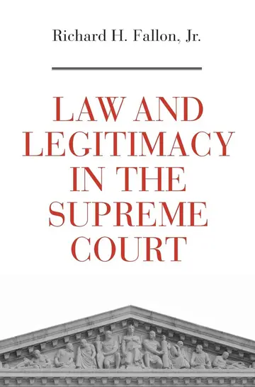 Cover of Law and Legitimacy in the Supreme Court
