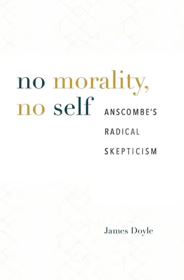 Cover of No Morality, No Self