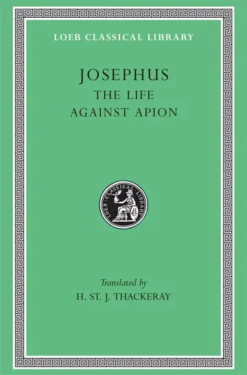 Cover of The Life. Against Apion (Greek)