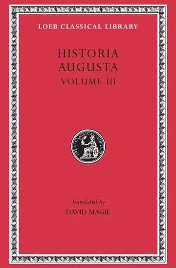 Cover of Historia Augusta, Volume III