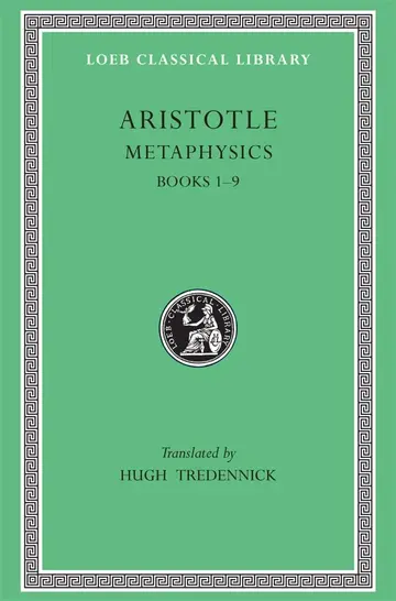Cover of Metaphysics, Volume I – Books 1–9 (Greek)