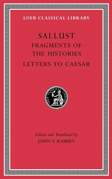 Cover of Fragments of the Histories. Letters to Caesar