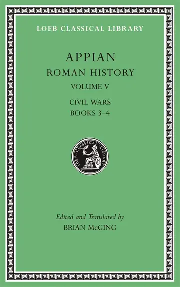 Cover of Roman History, Volume V - Civil Wars, Books 3-4